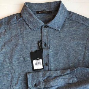 BUGATCHI (L) Casual Button Front Shirt long sleeve